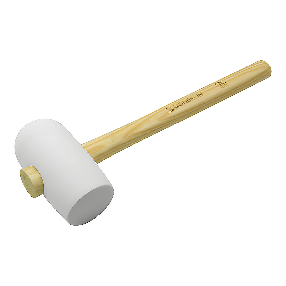 Maillet de carreleur blanc face plate et bombée