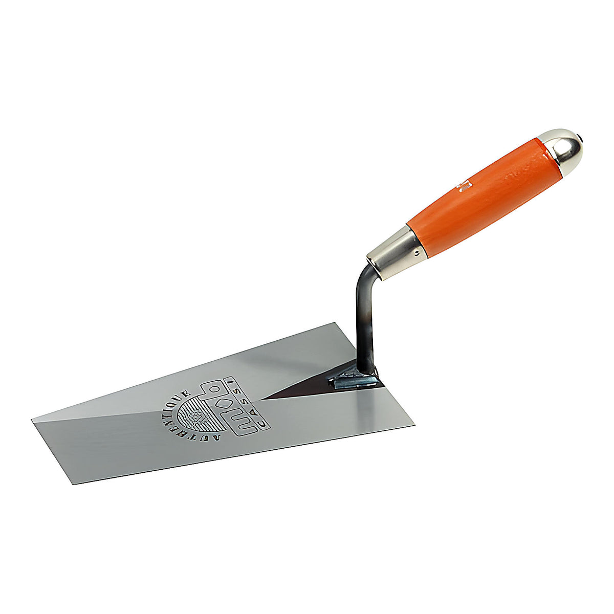 Truelle italienne carrée manche bois pour maçon