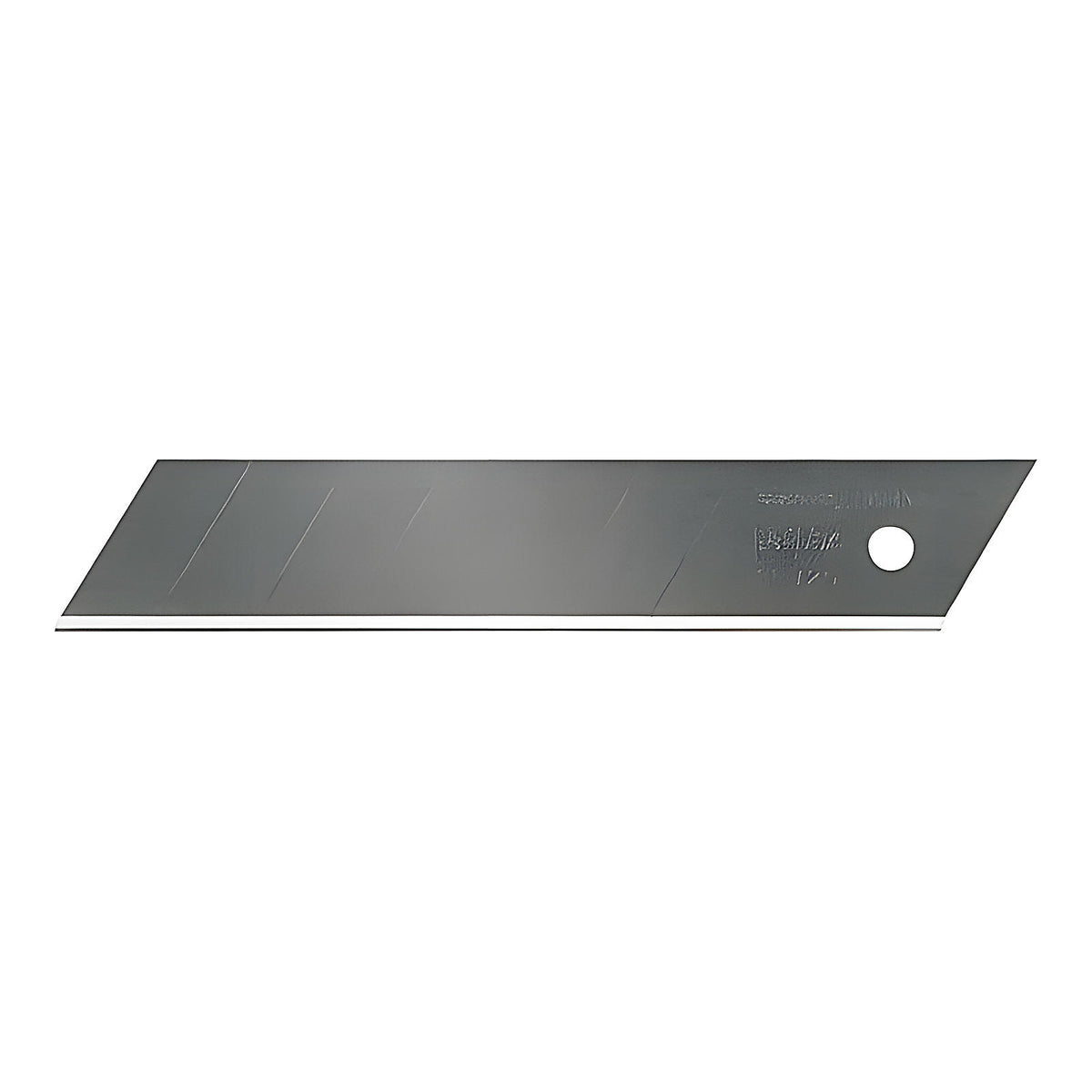 Étui 10 lames de cutter 25 mm sécables sur carte