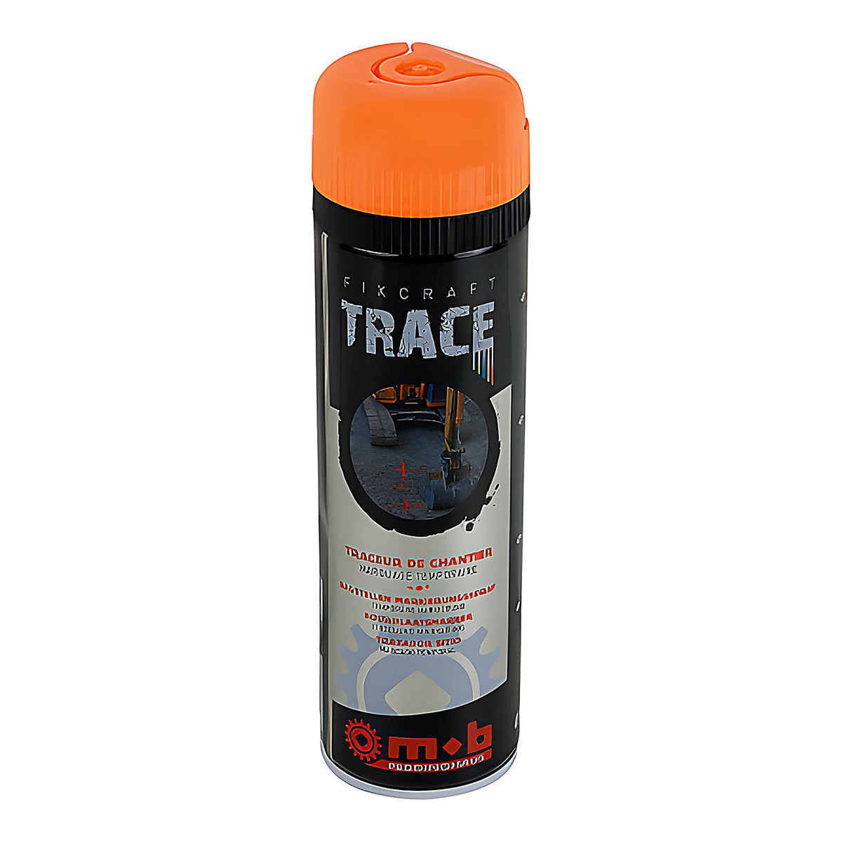 Traceur de chantier aérosol orange X12