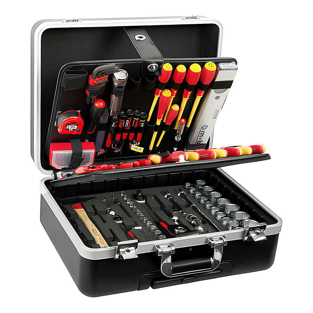 Valise trolley ABS électricité garnie 128 pièces
