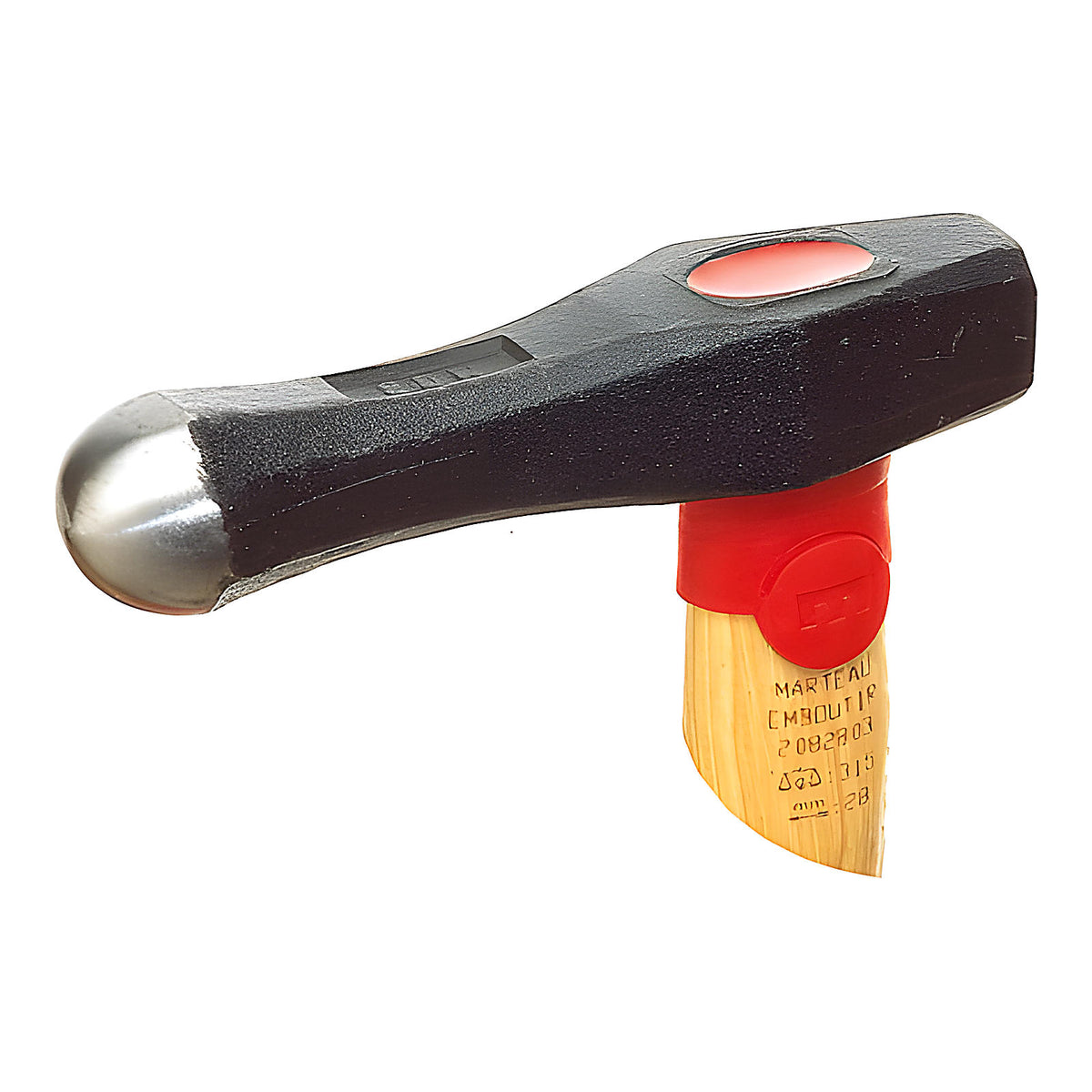 Marteau à emboutir manche hickory pour chaudronnier