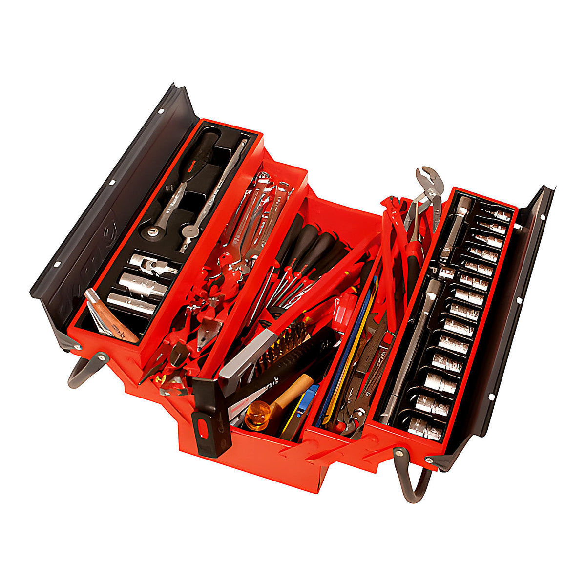 Boîte à outils maintenance garnie 93 pièces