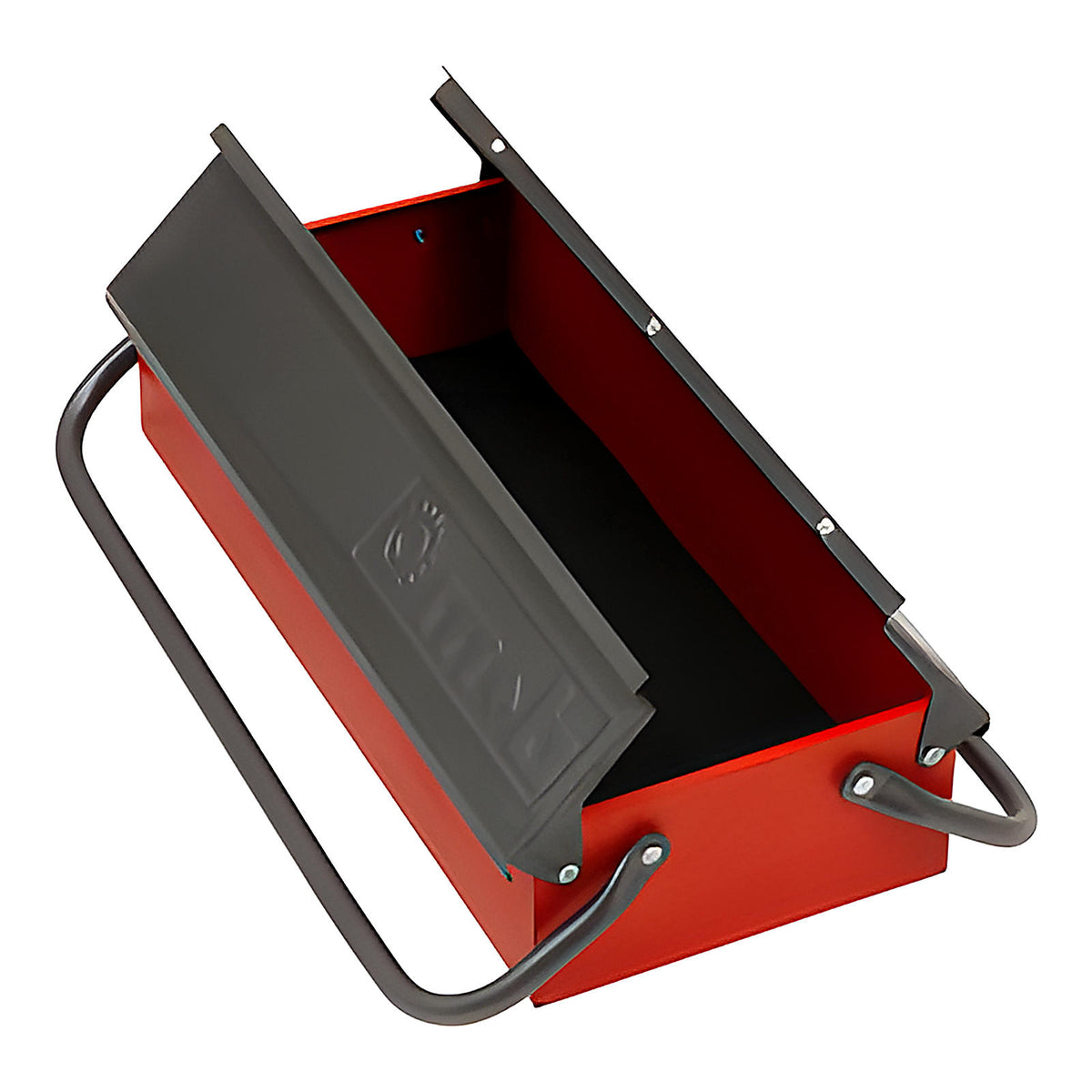 Boîte à outils métal 1 compartiment bicolore renforcée