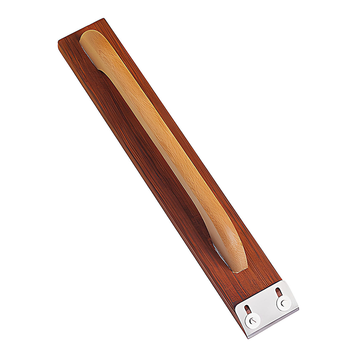 Guillaume monture bois lame inox pour cueillis plâtrier