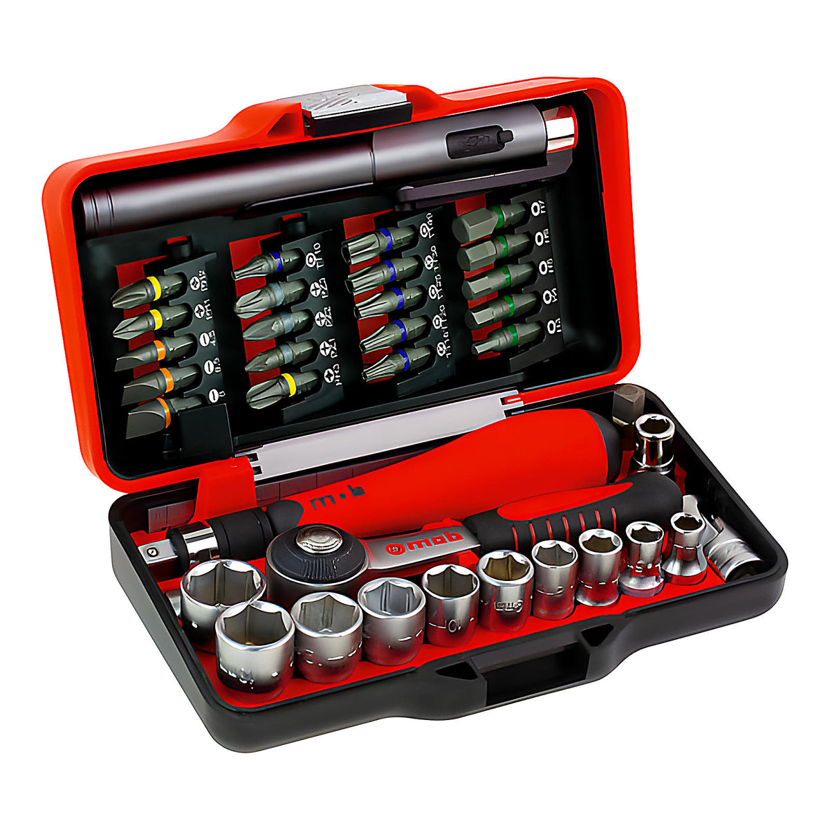 Coffret Minimax 1/4” compact tient dans la main