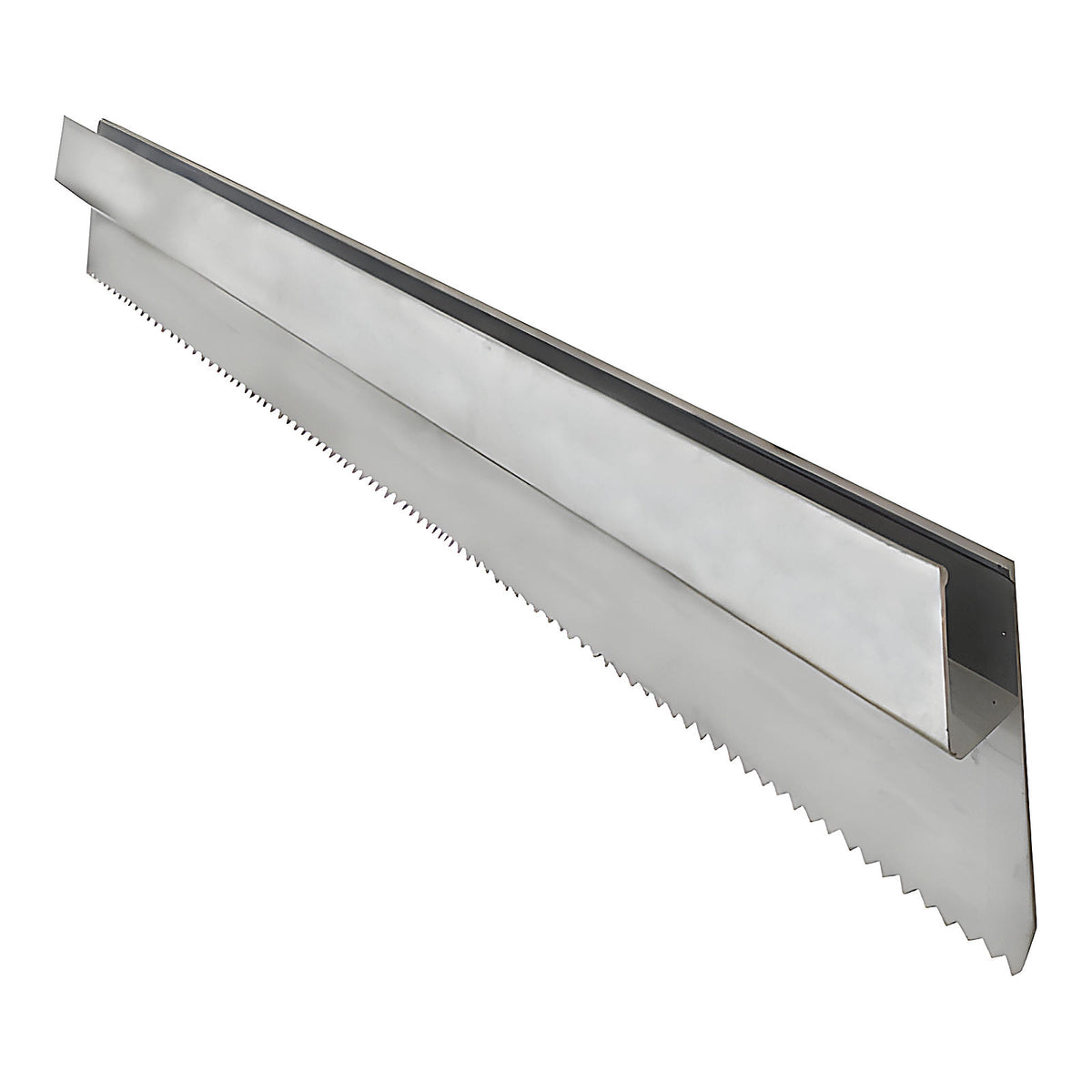 Règle H ouverte crantée pour plâtrier X2