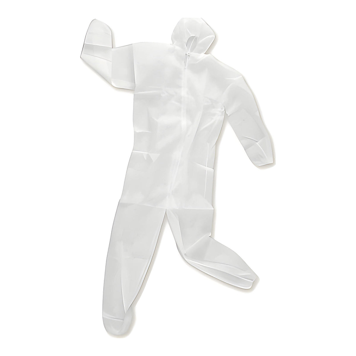 Combinaison de protection polypropylène blanche avec cagoule