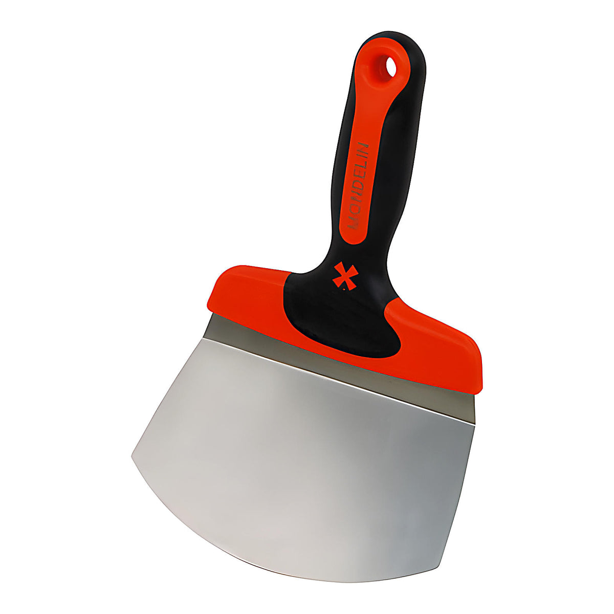 Couteau vide-seau pour racler pots d’enduit plaquiste