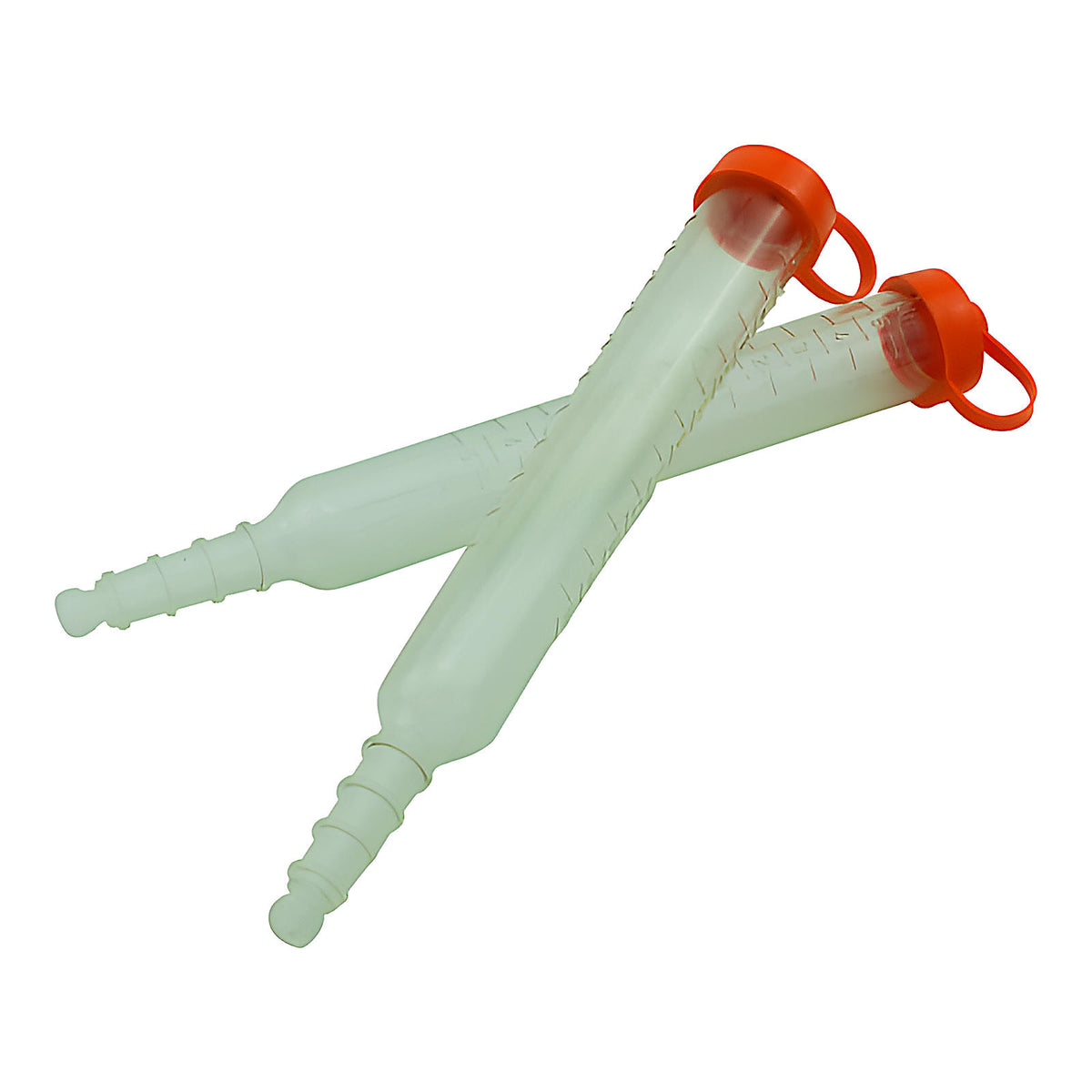 Paire de niveaux à eau 2 fioles graduées 10 cm
