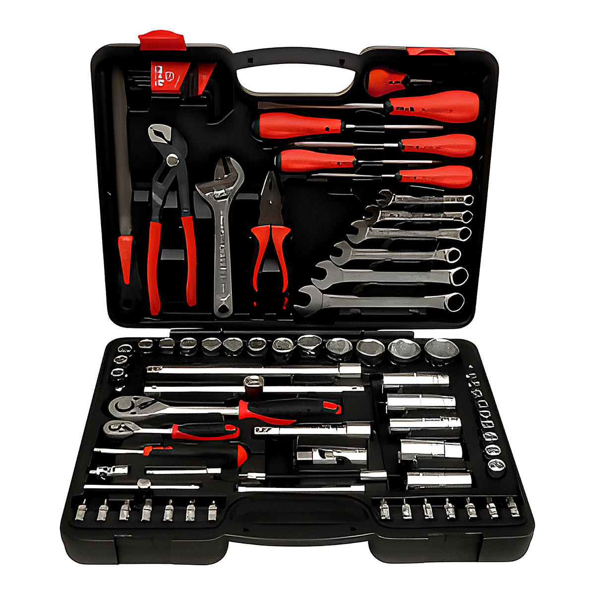 Coffret multi-usage 81 pièces clés douilles embouts