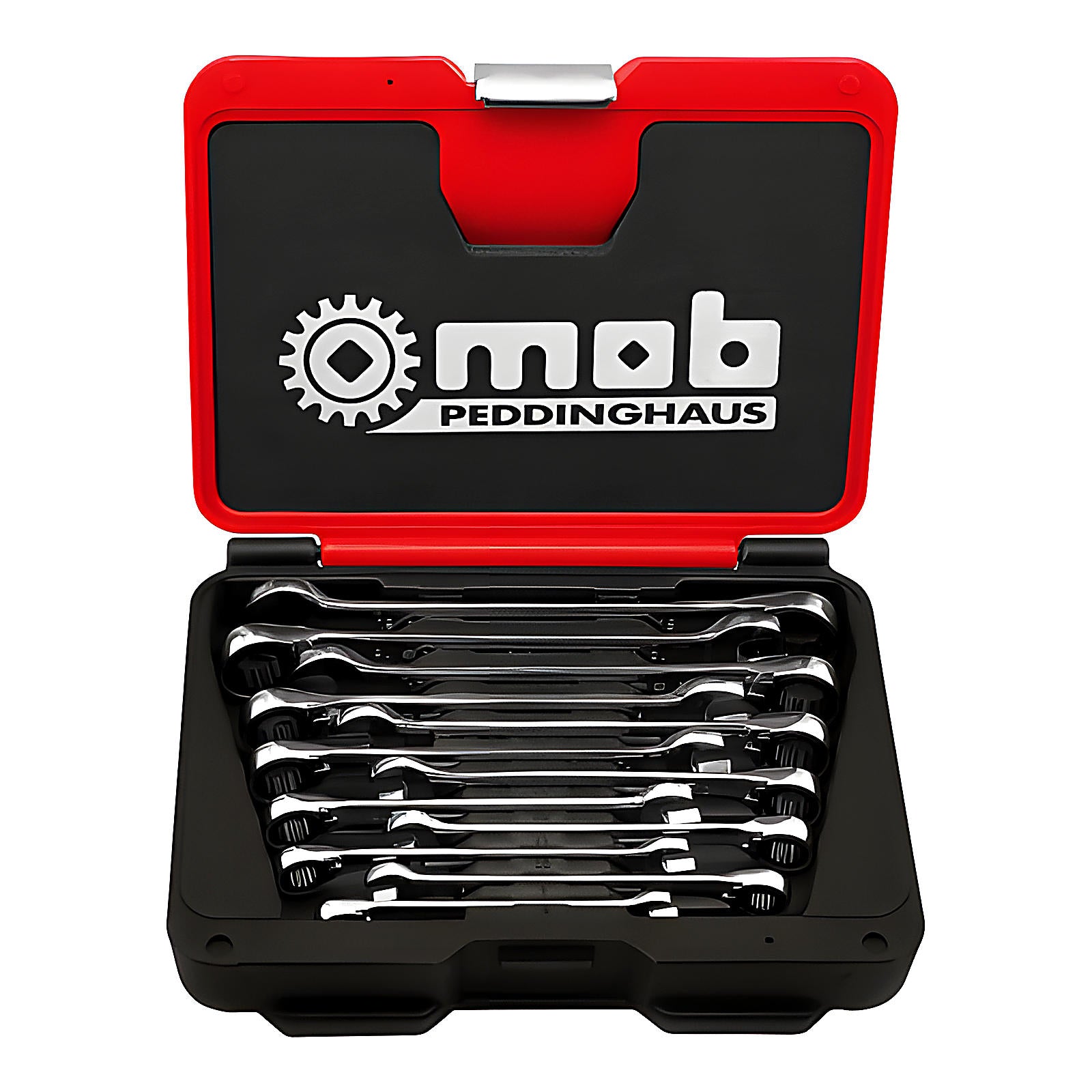 Coffret 12 clés mixtes à cliquet intégré