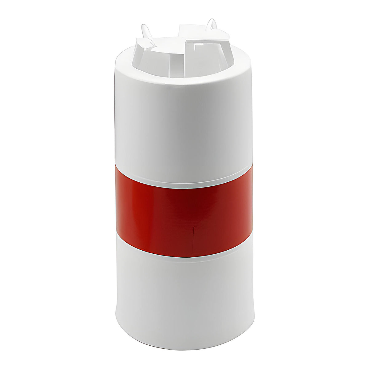 Fardier cylindrique plastique bande fluorescente signalisation X4