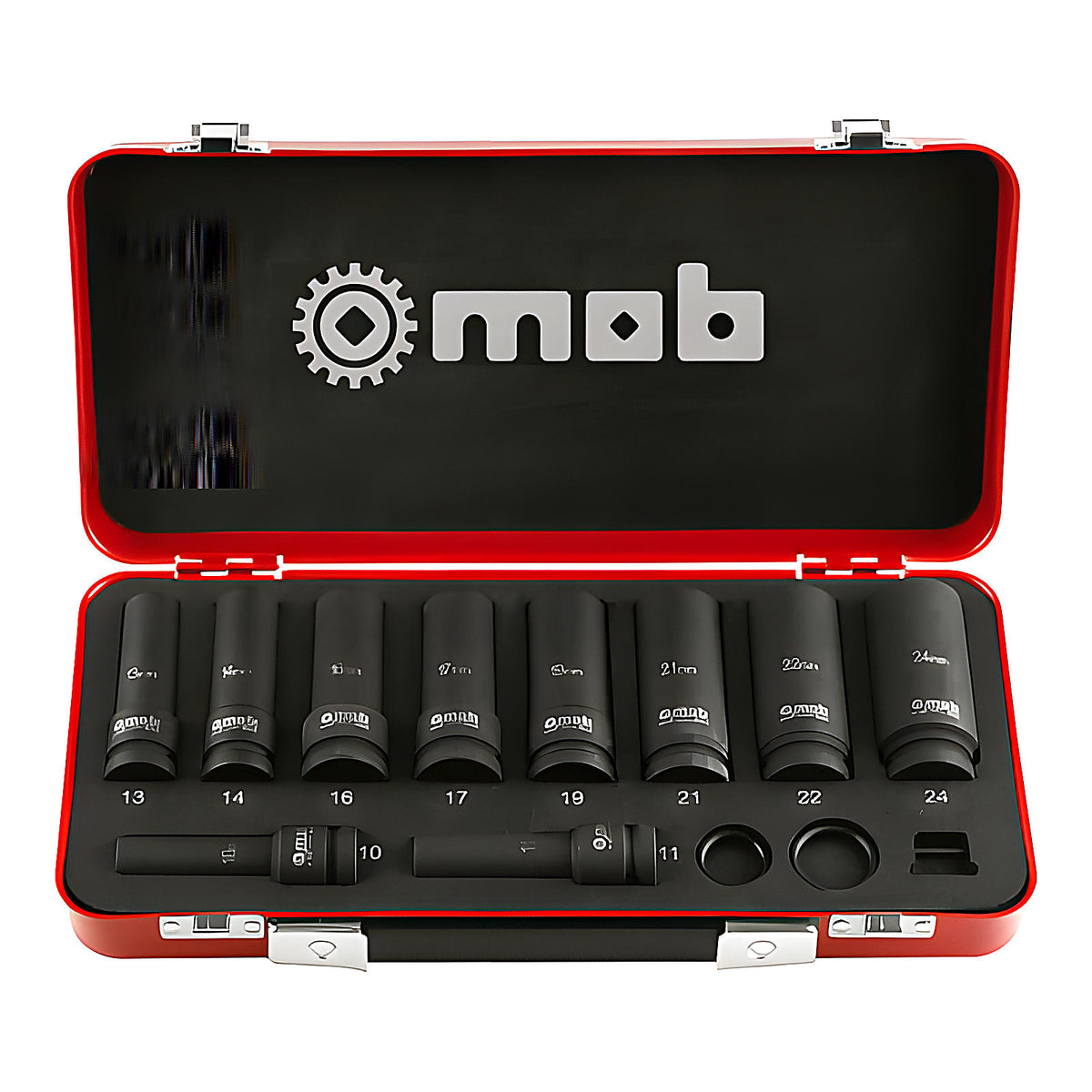 Coffret douilles impact longues 1/2” 10 pièces