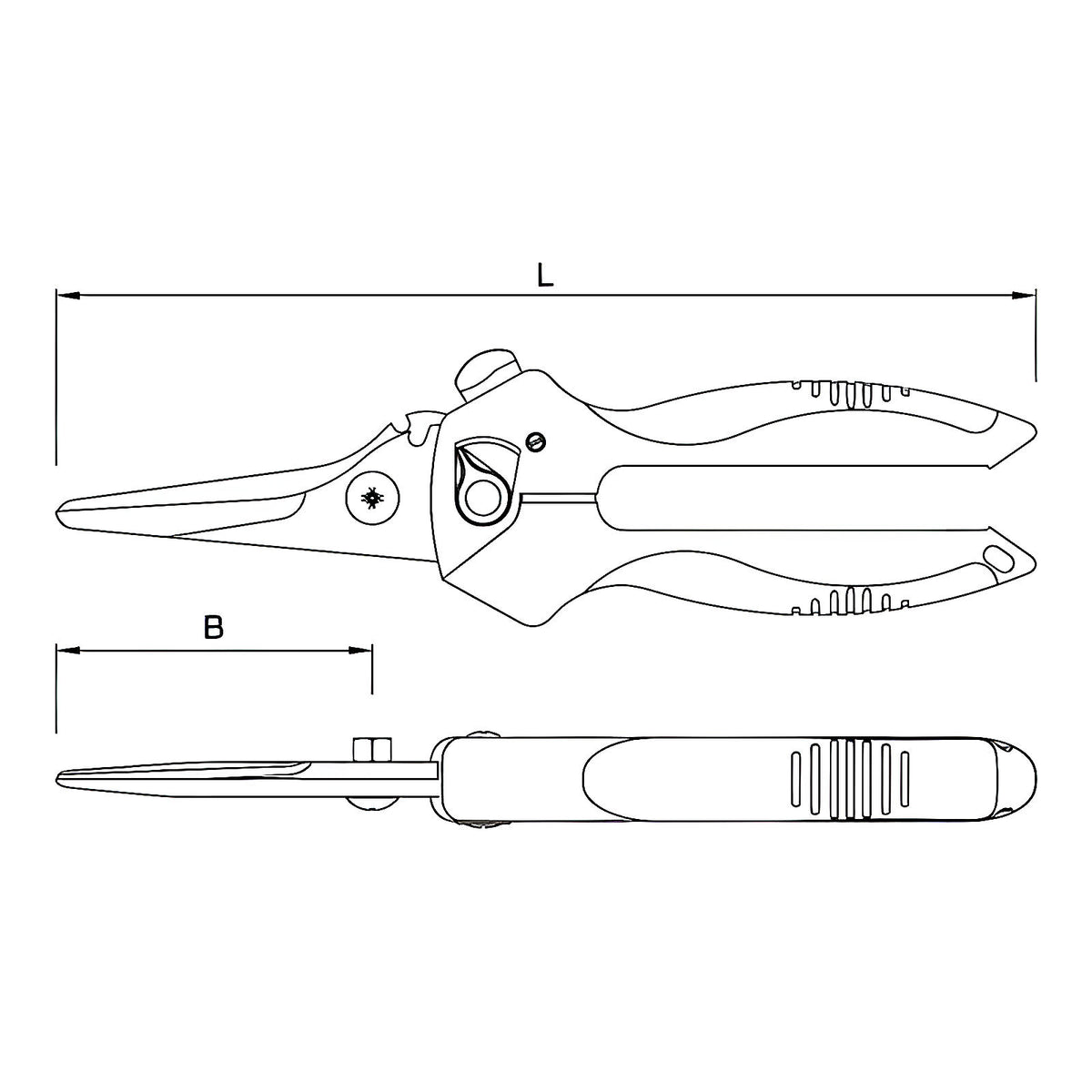 Coupe-tout droit grande puissance multi-coupe