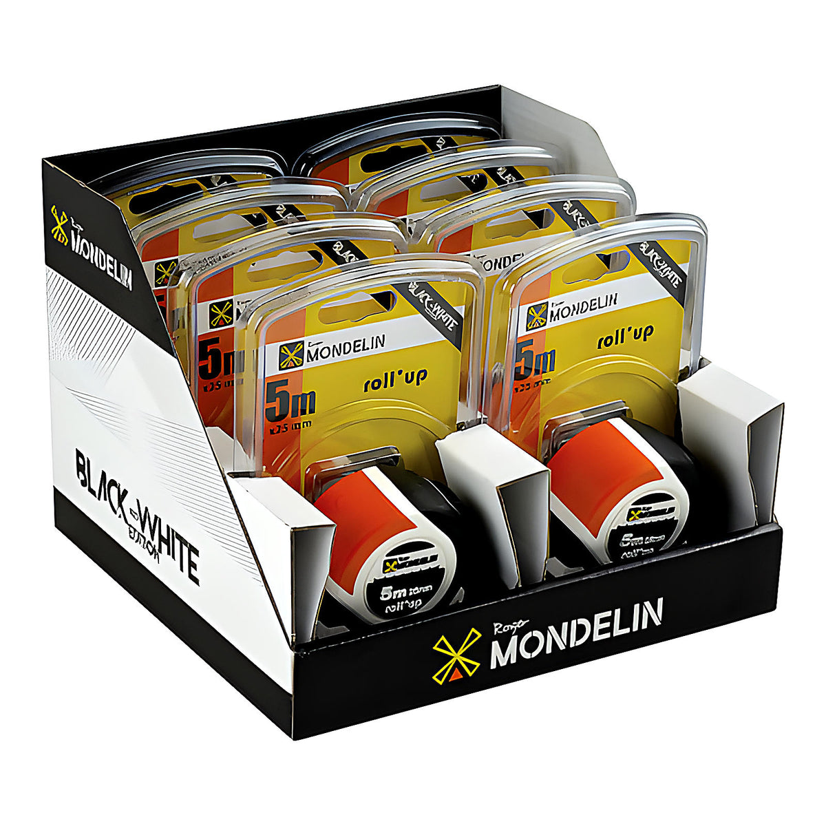 Mètre Roll Up bimatière antichoc grip antidérapant