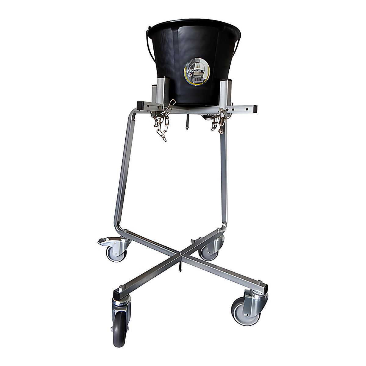 Chariot porte-seau pliable anti-TMS travail en hauteur