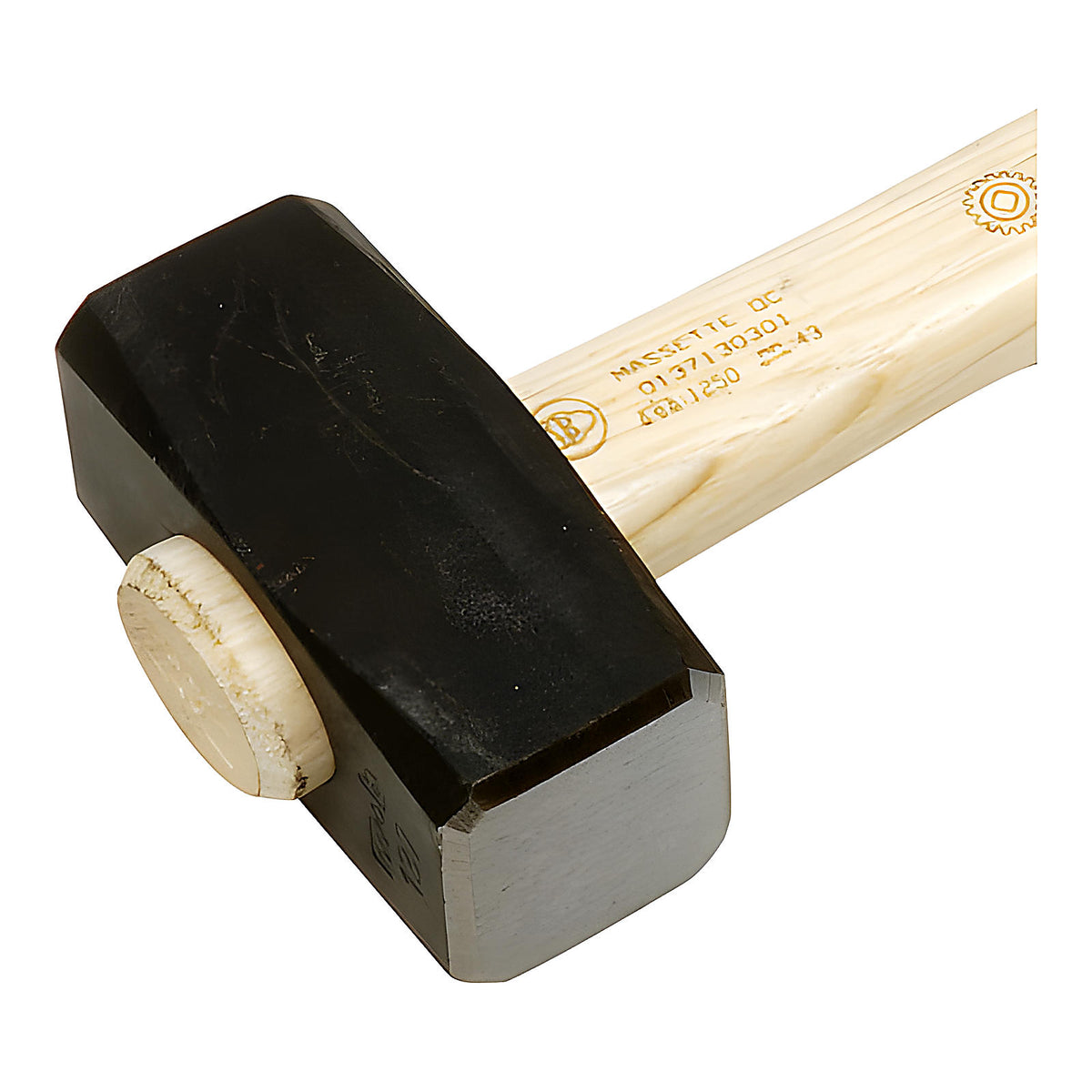 Massette conique angles abattus manche bois