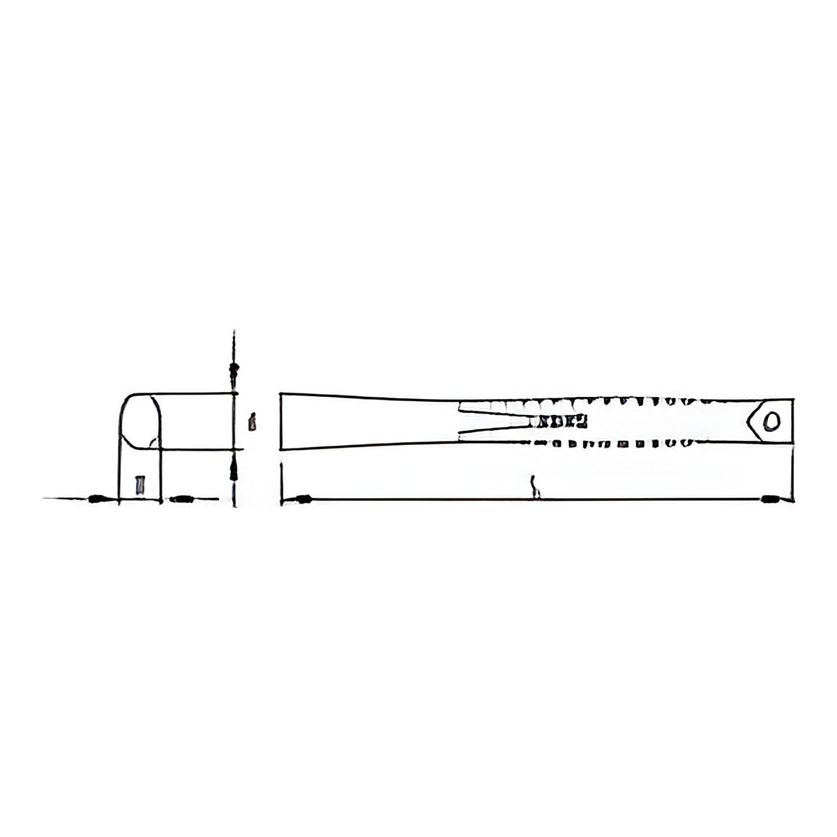 Manche Nertech trimatière pour marteaux têtus de maçon