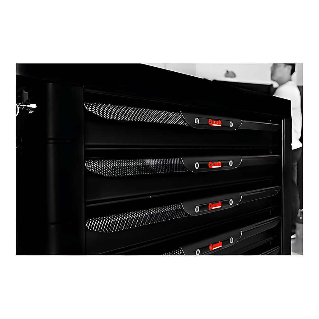 Servante Proliner noire 6 tiroirs garnie 156 pièces