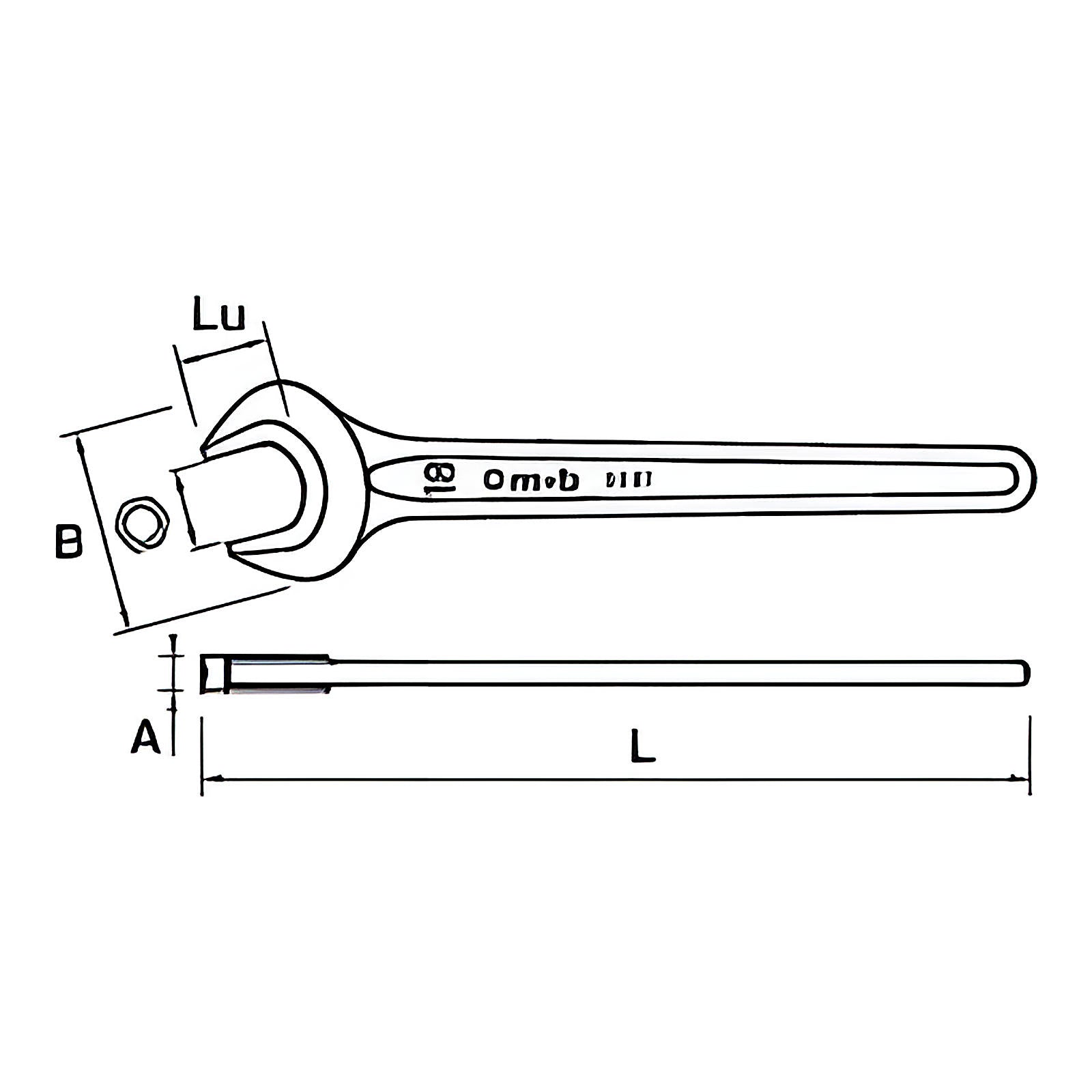 Clés de force simple fourche serrage grande puissance