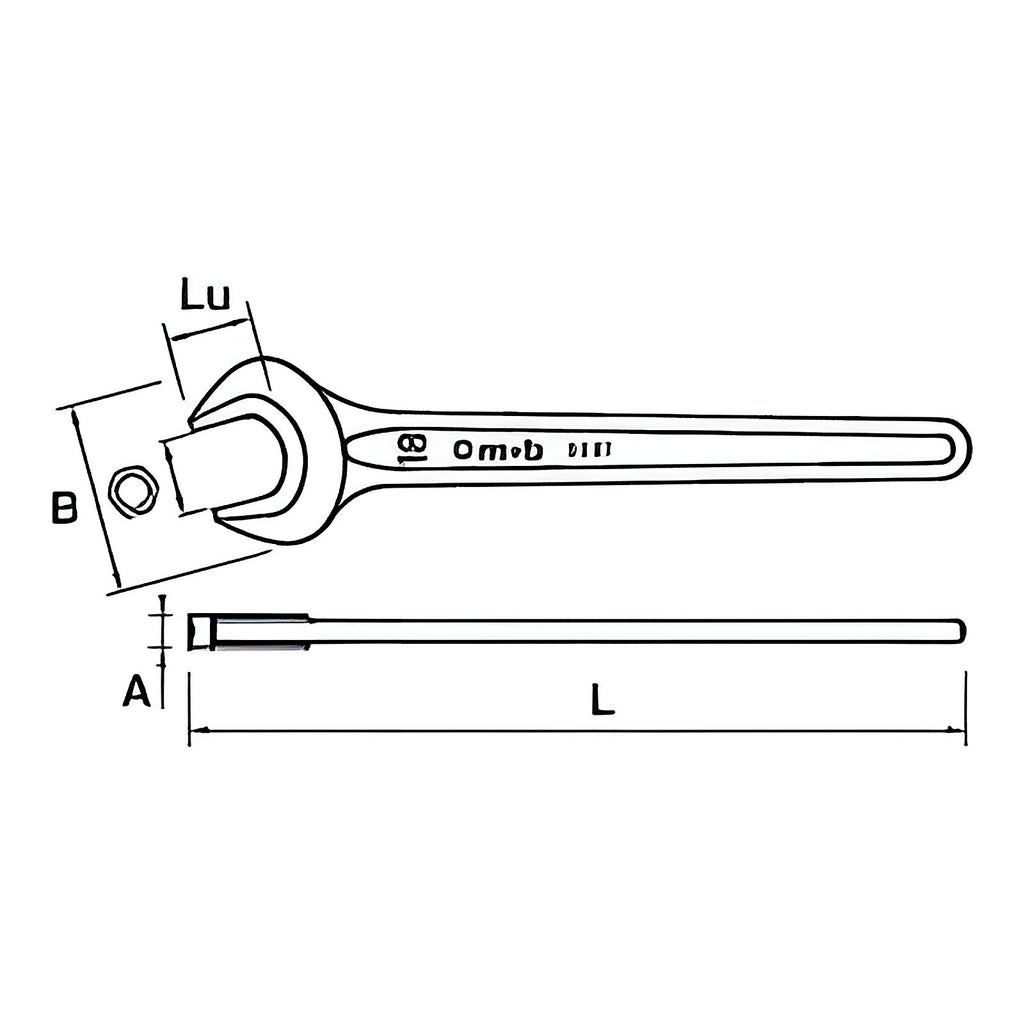 Clés de force simple fourche serrage grande puissance