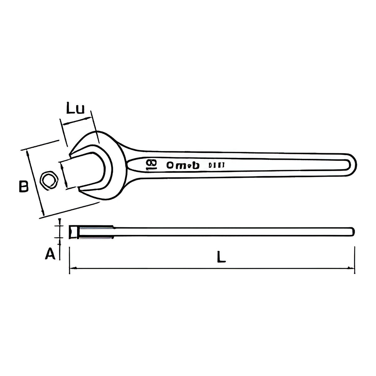 Clés de force simple fourche serrage grande puissance
