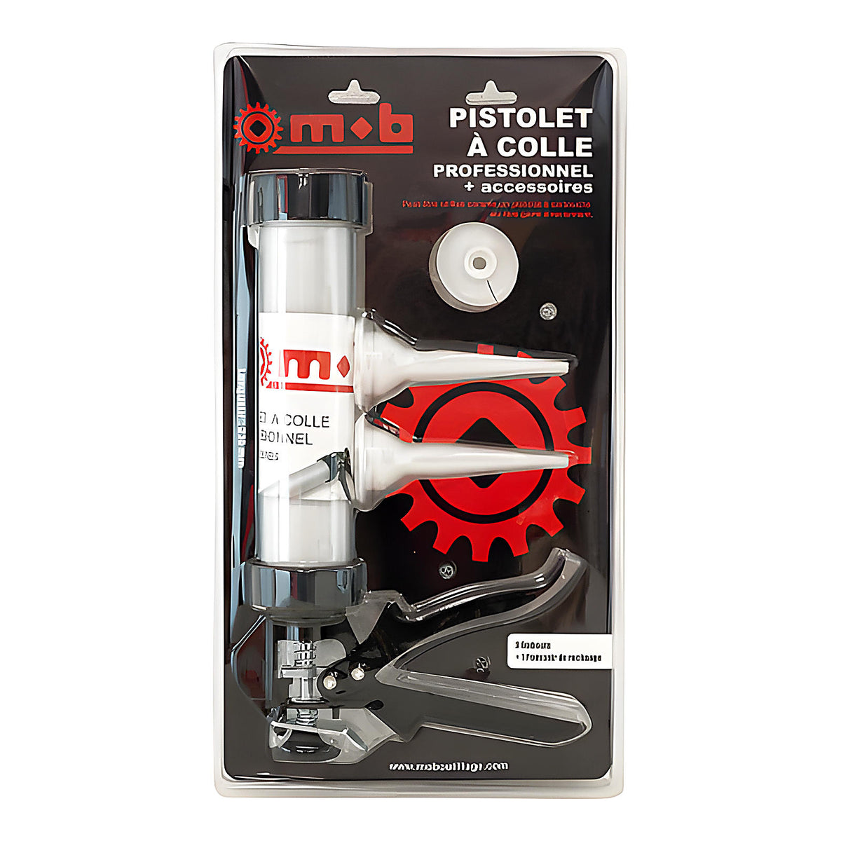 Pistolet à colle sur carte pour joints et collage