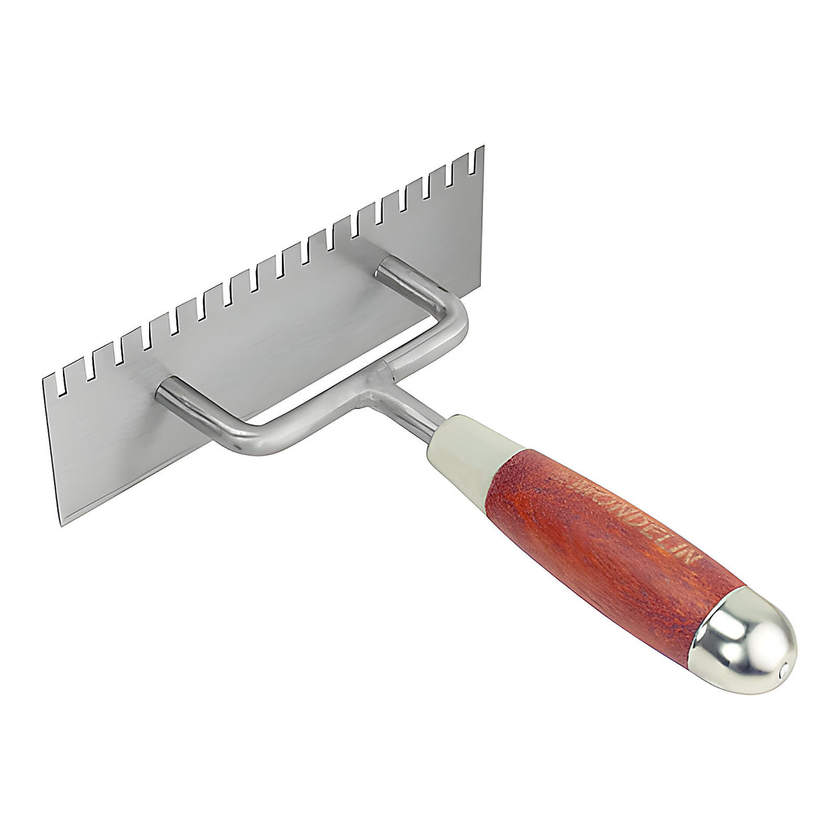 Truelle Berthelet dentée inox pour plâtrier