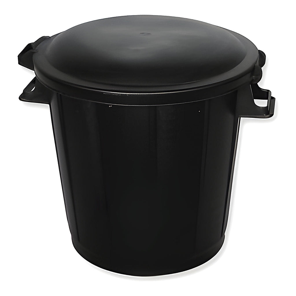 Couvercle pour poubelle de chantier 80 litres polyéthylène