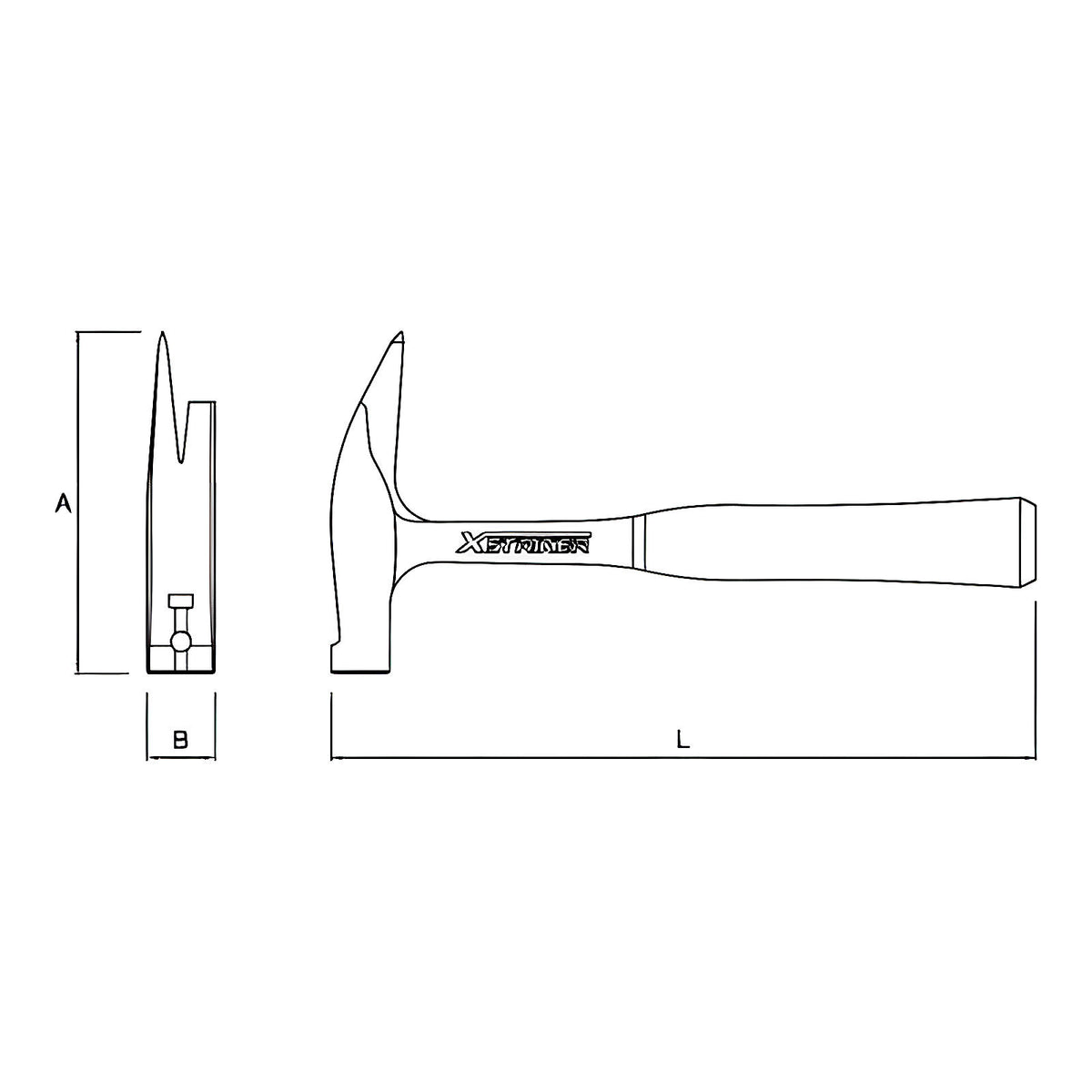 Marteau de charpentier X Striker forgé monobloc