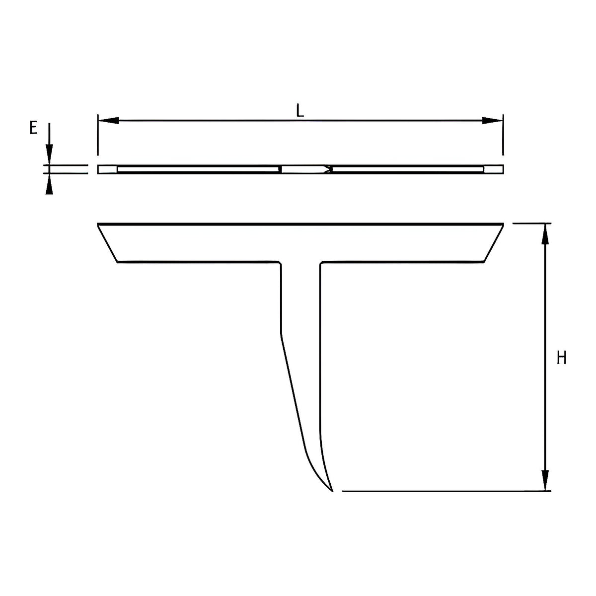 Enclume de couvreur modèle français monobloc 400 mm