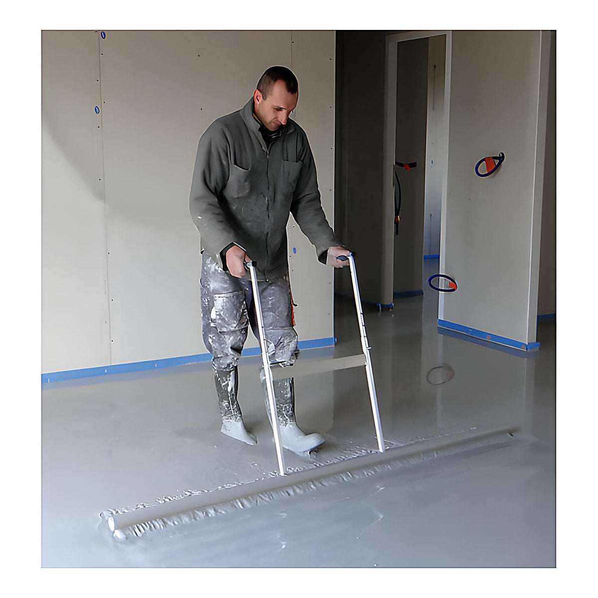 Barre à débuller aluminium diamètre 50 mm pour chapes