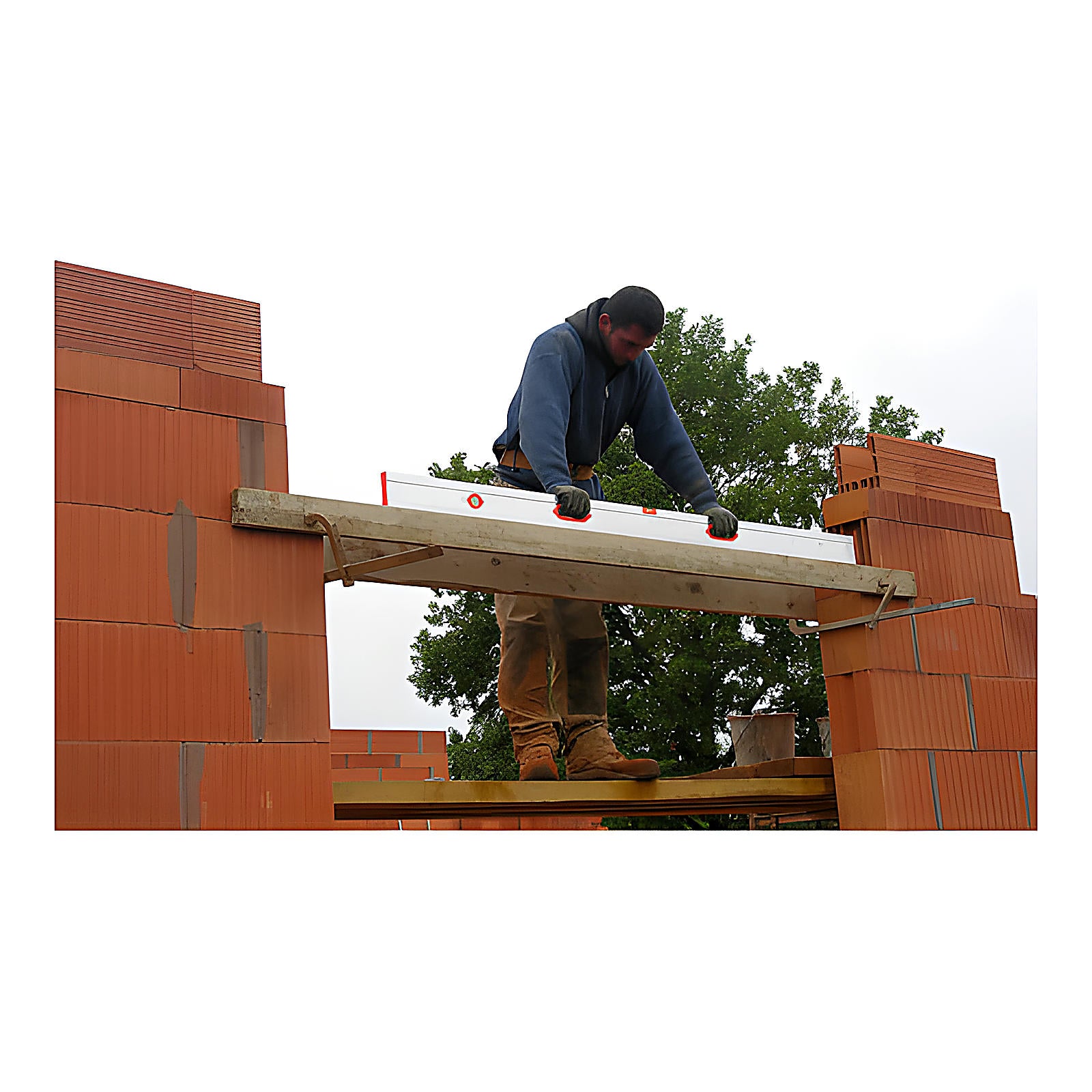 Règle à niveau aluminium profil rectangulaire