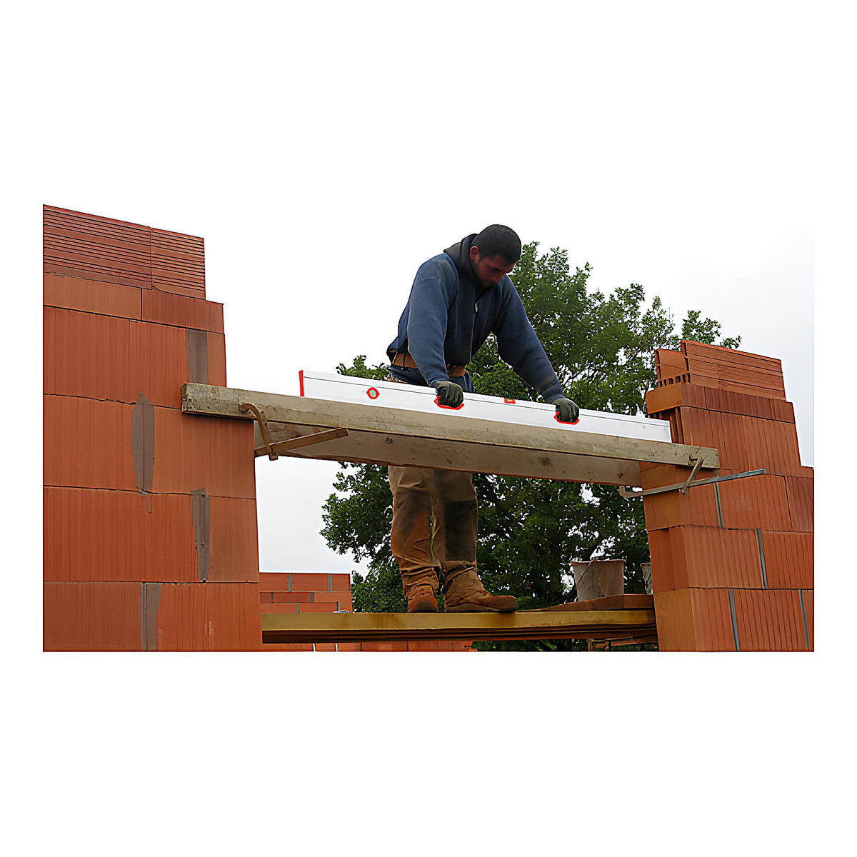 Règle à niveau aluminium profil rectangulaire