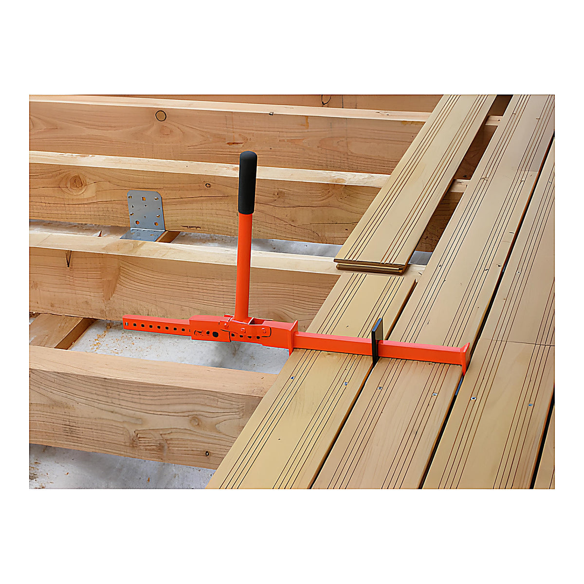 Pose-lame pour terrasse bois construction