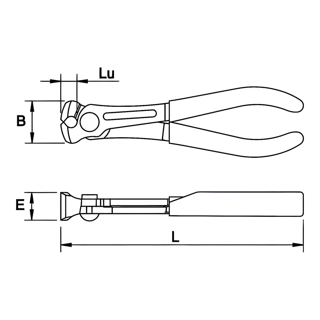 Pince coupante frontale PVC compacte