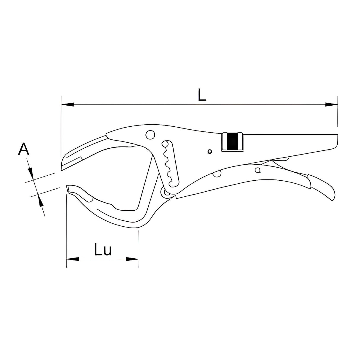 Pince étau grande capacité 5 positions