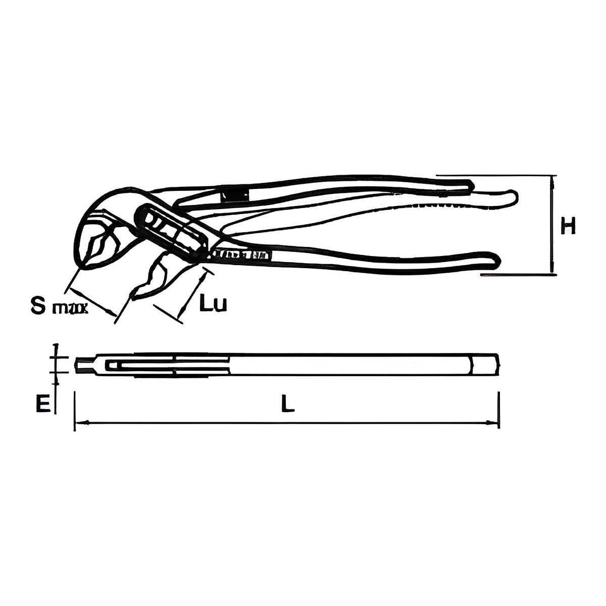 Pince multiprise entrepassée isolée 1000 V