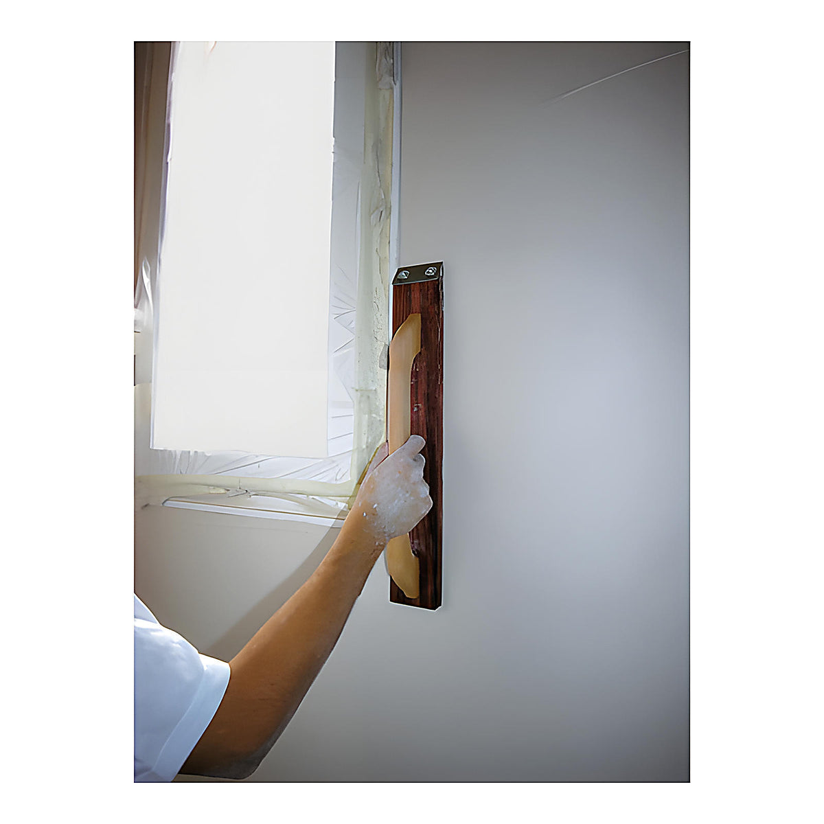Guillaume monture bois lame inox pour cueillis plâtrier