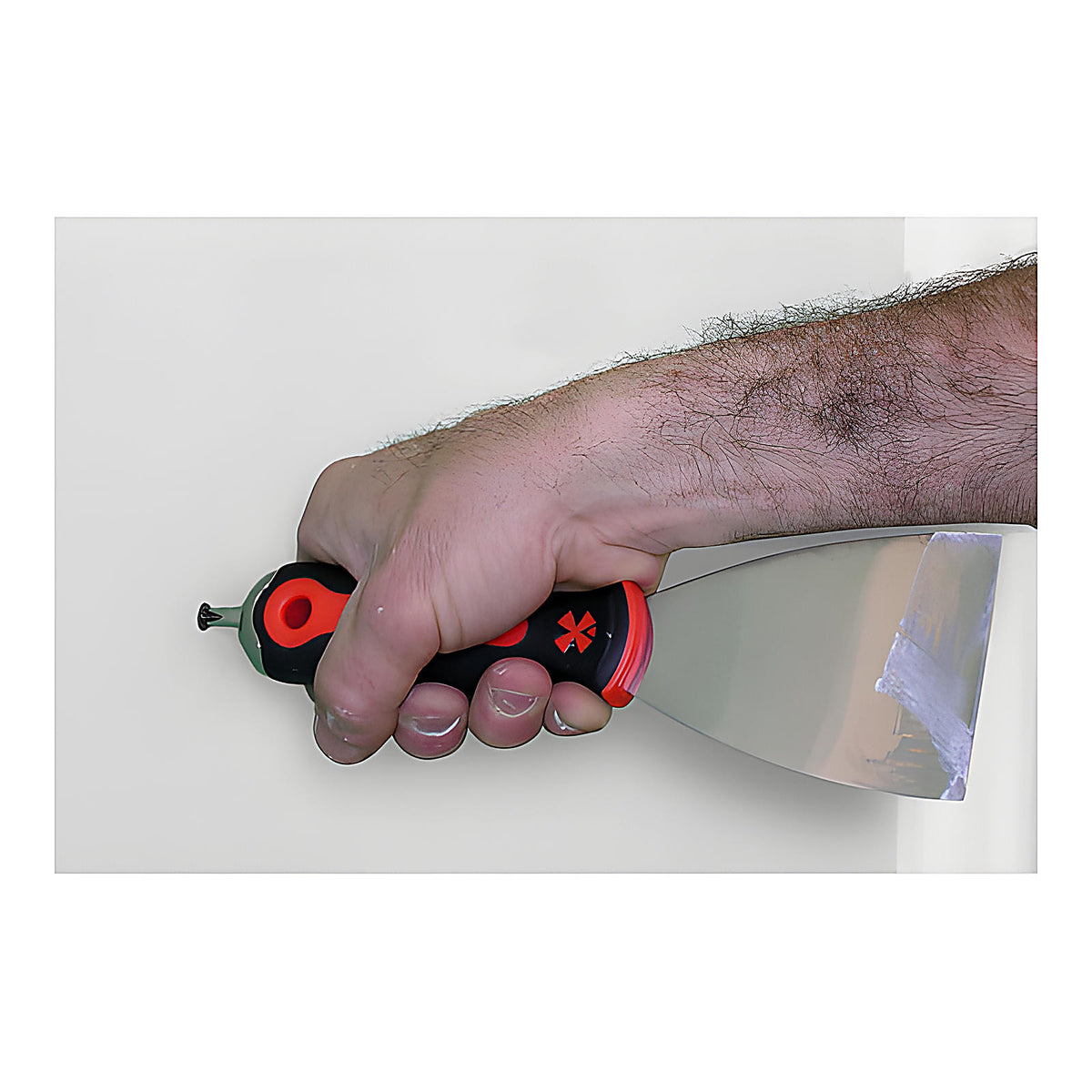 Couteau américain inox flexible embout manche bimatière