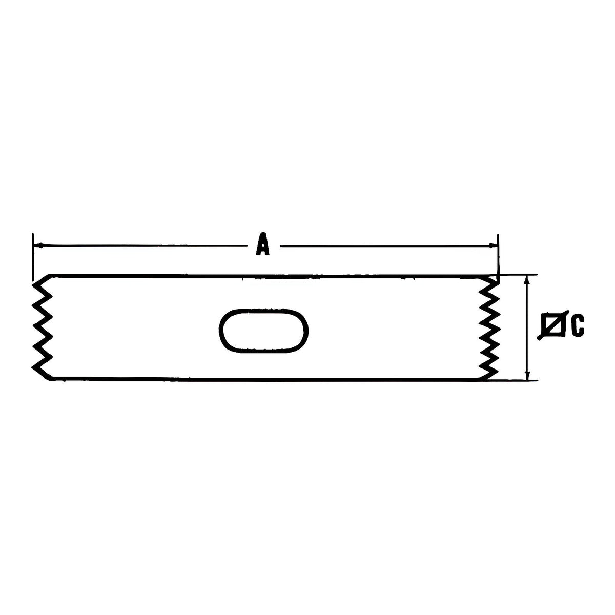 Boucharde manche hickory 25 et 49 dents