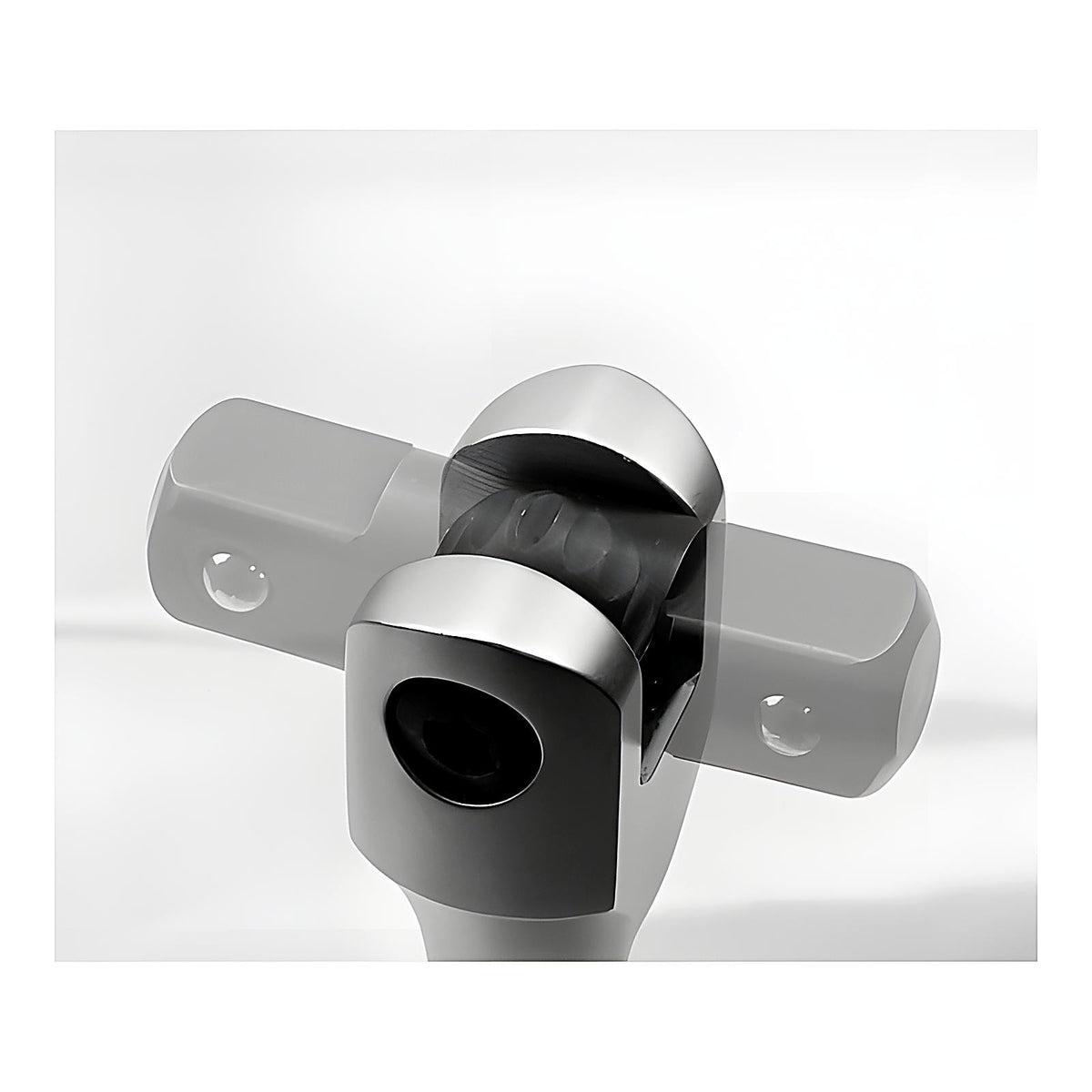 Poignée emmanchée articulée 1/2” bimatière