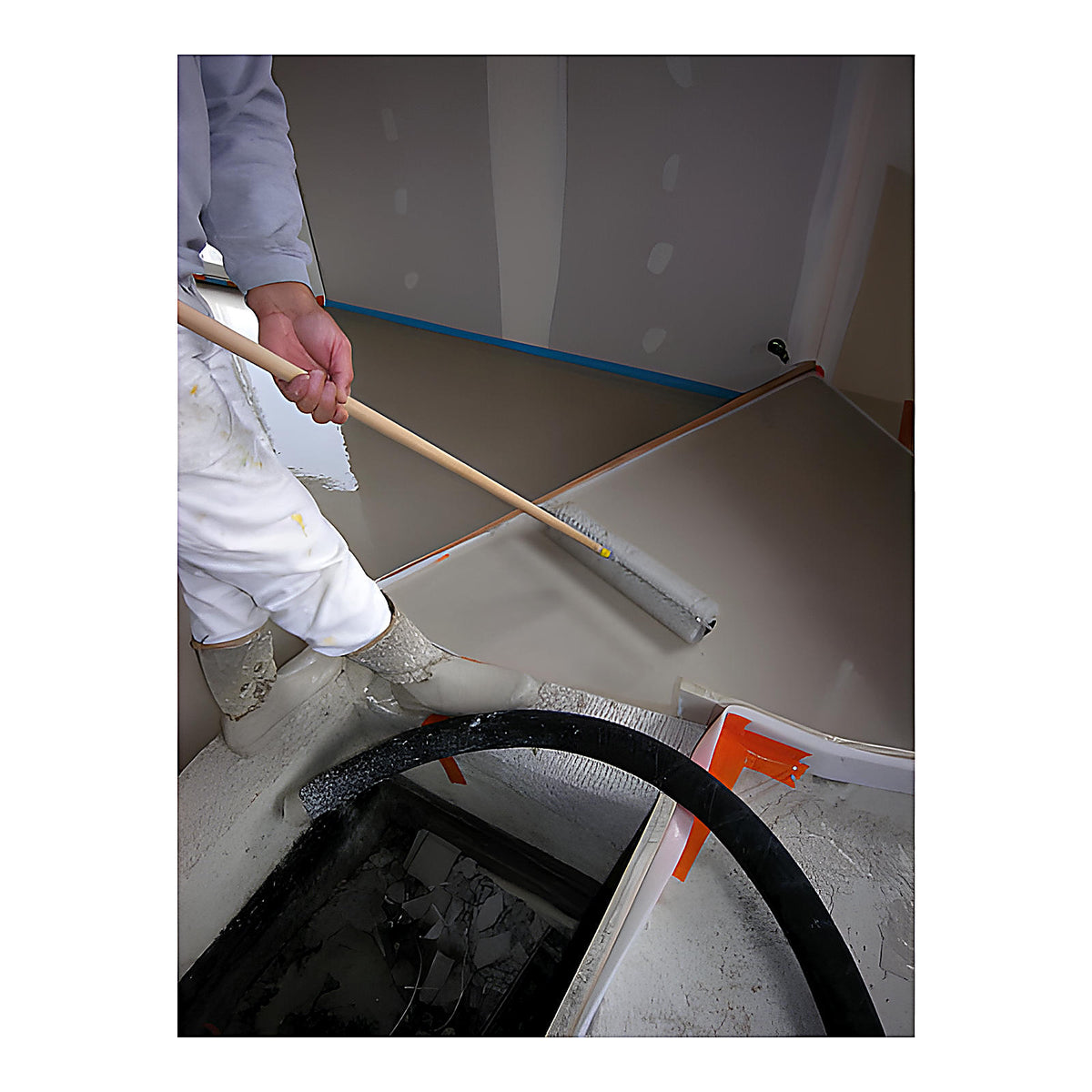 Rouleau à débuller 50 cm pour chapes liquides