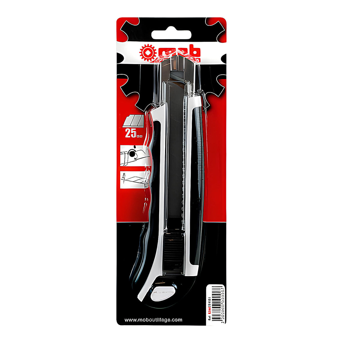 Cutter 25 mm verrouillage vis sur carte