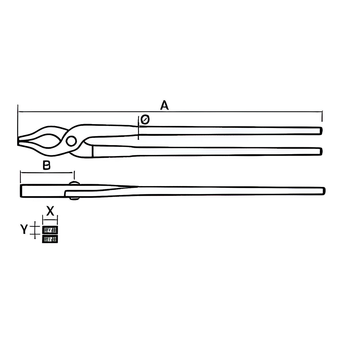 Tenaille de forge professionnelle