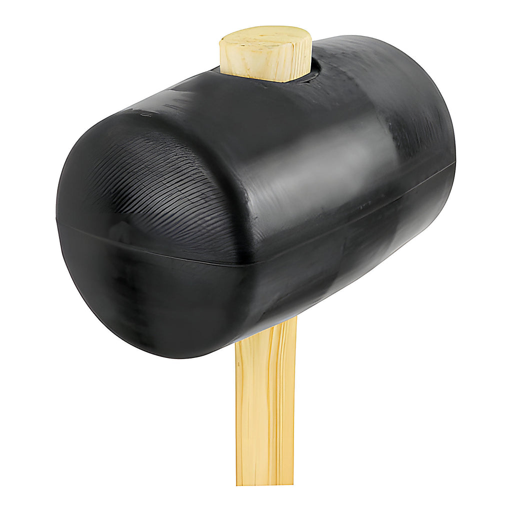 Maillet TP caoutchouc dur 90 shore A manche bois