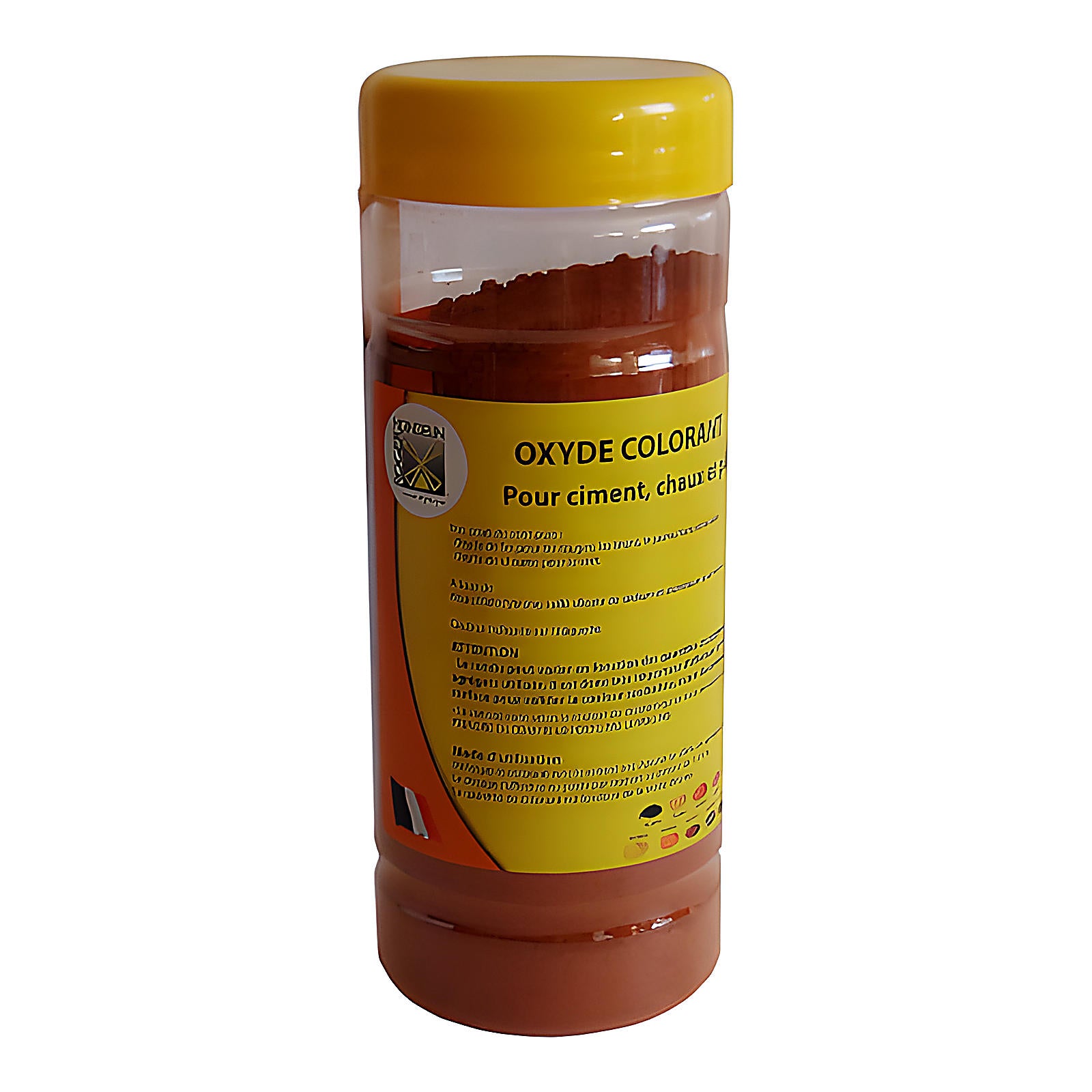 Colorant de chantier synthétique ocre 500 ml