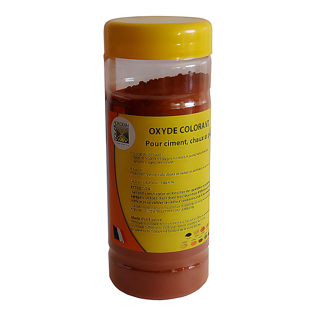 Colorant de chantier synthétique ocre 500 ml