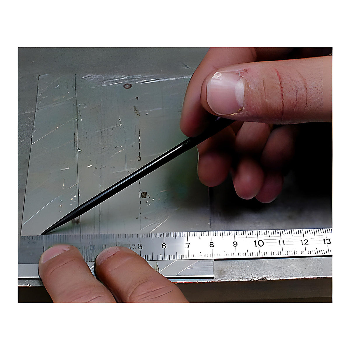 Réglet inox semi-rigide pour métrologie